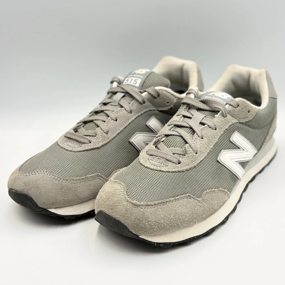 New Balance 515 V3‎ Mens 11 Grey/White Suede Retro Classic Sneakers ML515GRY
